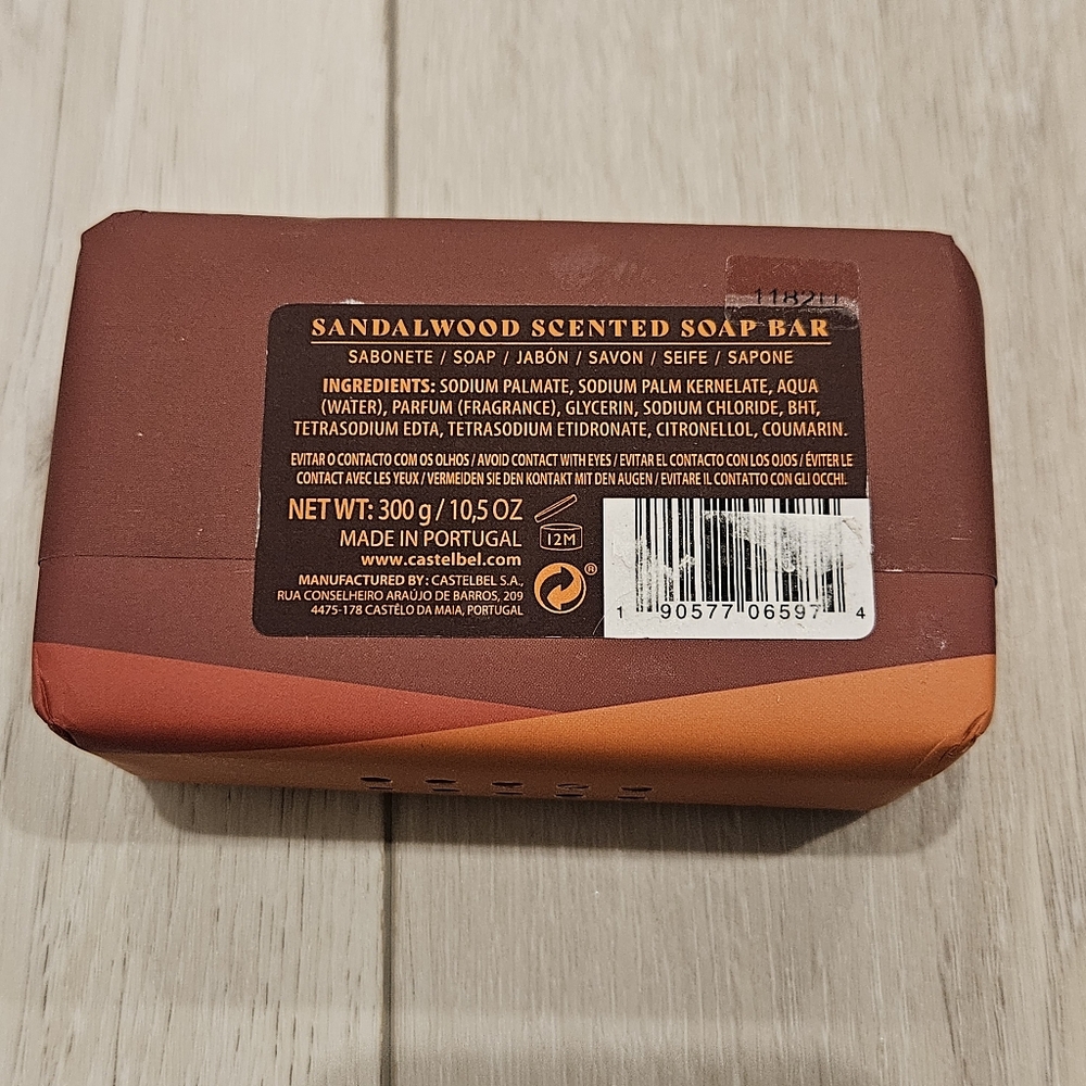 New Castelbel Sandalwood Soap Bar, Limited Edition - Picture 2 of 2